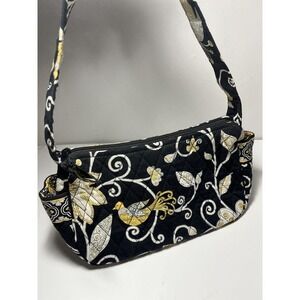 Vera Bradley Handbag Women Yellow Bird Print Small Tote Shoulder Bag Purse